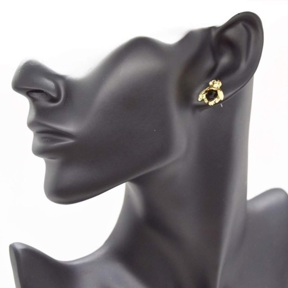 Gold Insect Earrings - Picture 4 of 4